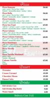 Napoletano delivery menu